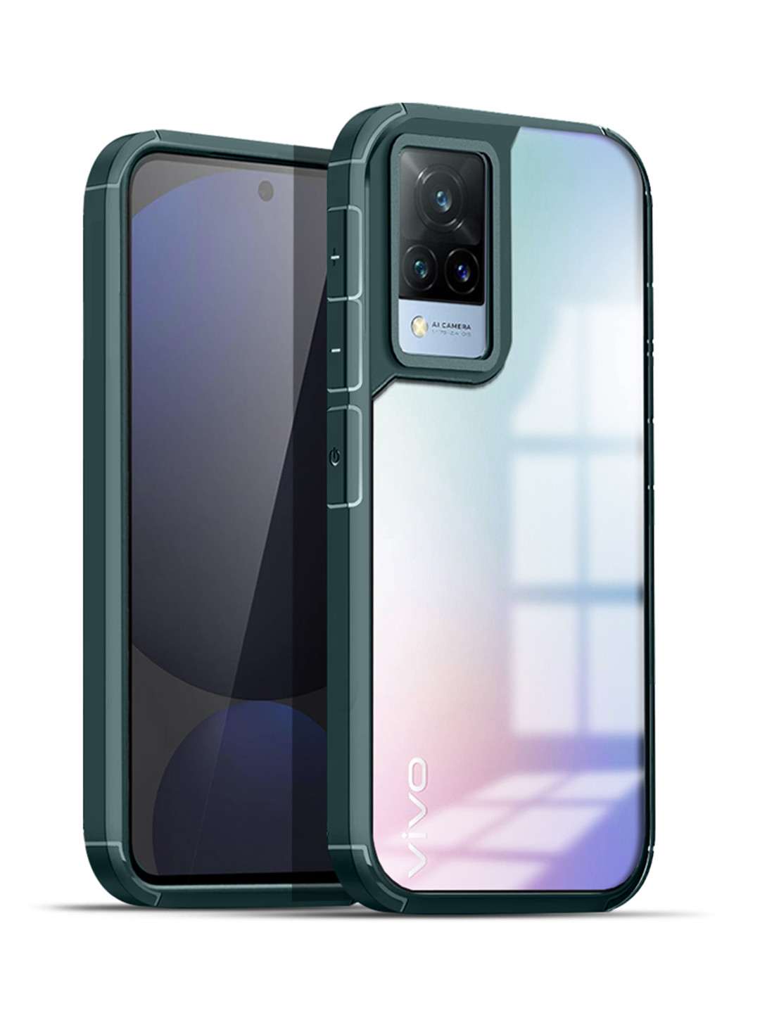 Karwan Solid Vivo V21E 5G Impact Resistant Back Case