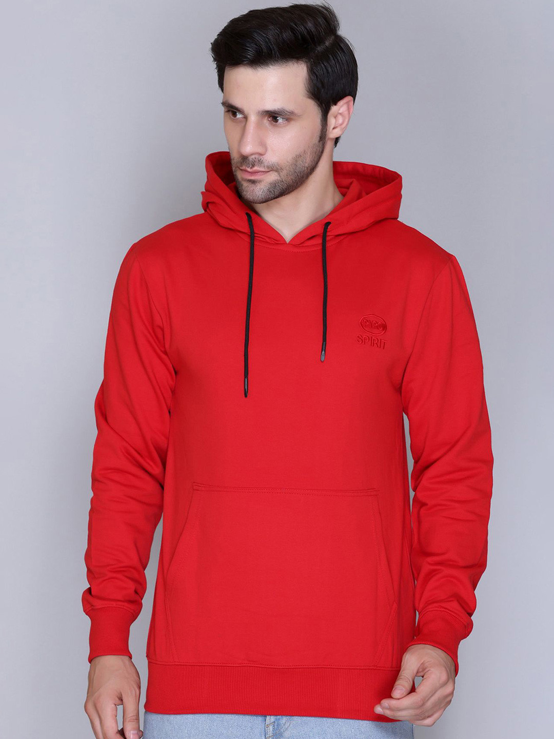 PYRO SPIRIT Men Cotton Hooded Sweatshirt