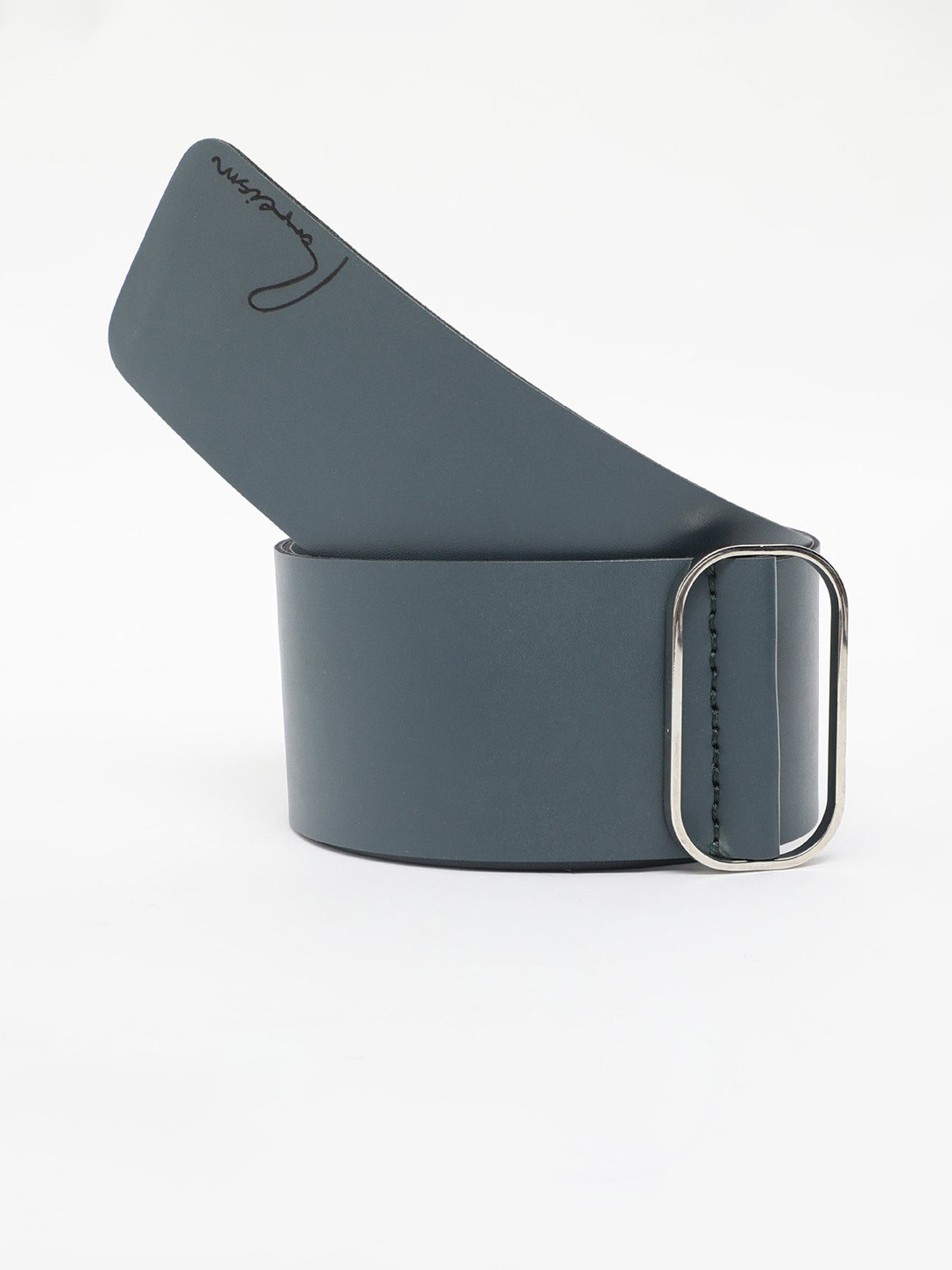 RAREISM Women Abandon Dark Teal Leather Belt