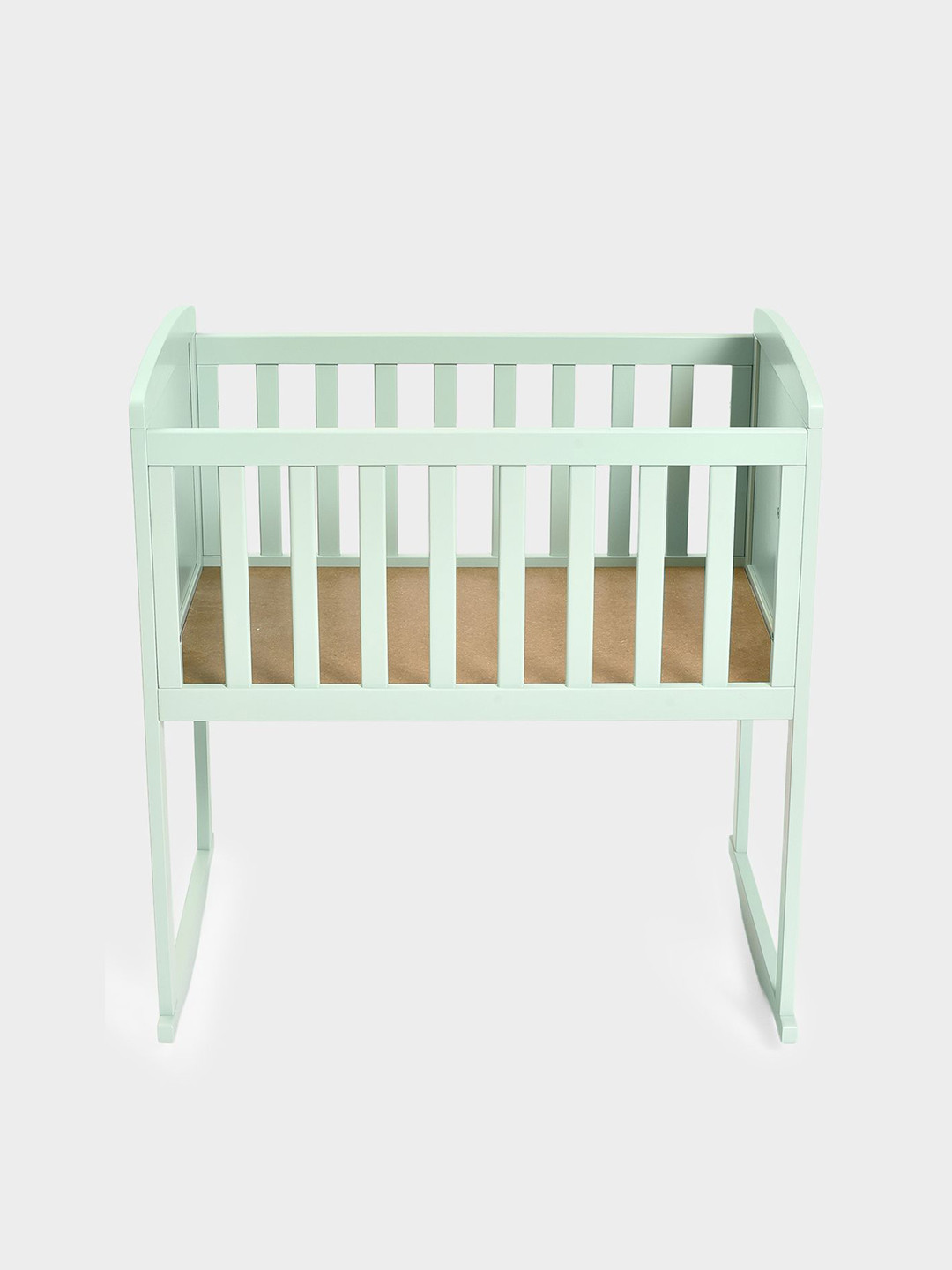 MiArcus Wooden Rocking Cradle, Swing Bed Furniture, Green