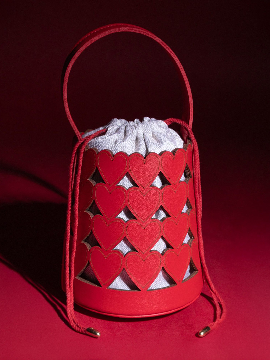 Suave Bags Women Textured Miniature Leather Handheld Bag