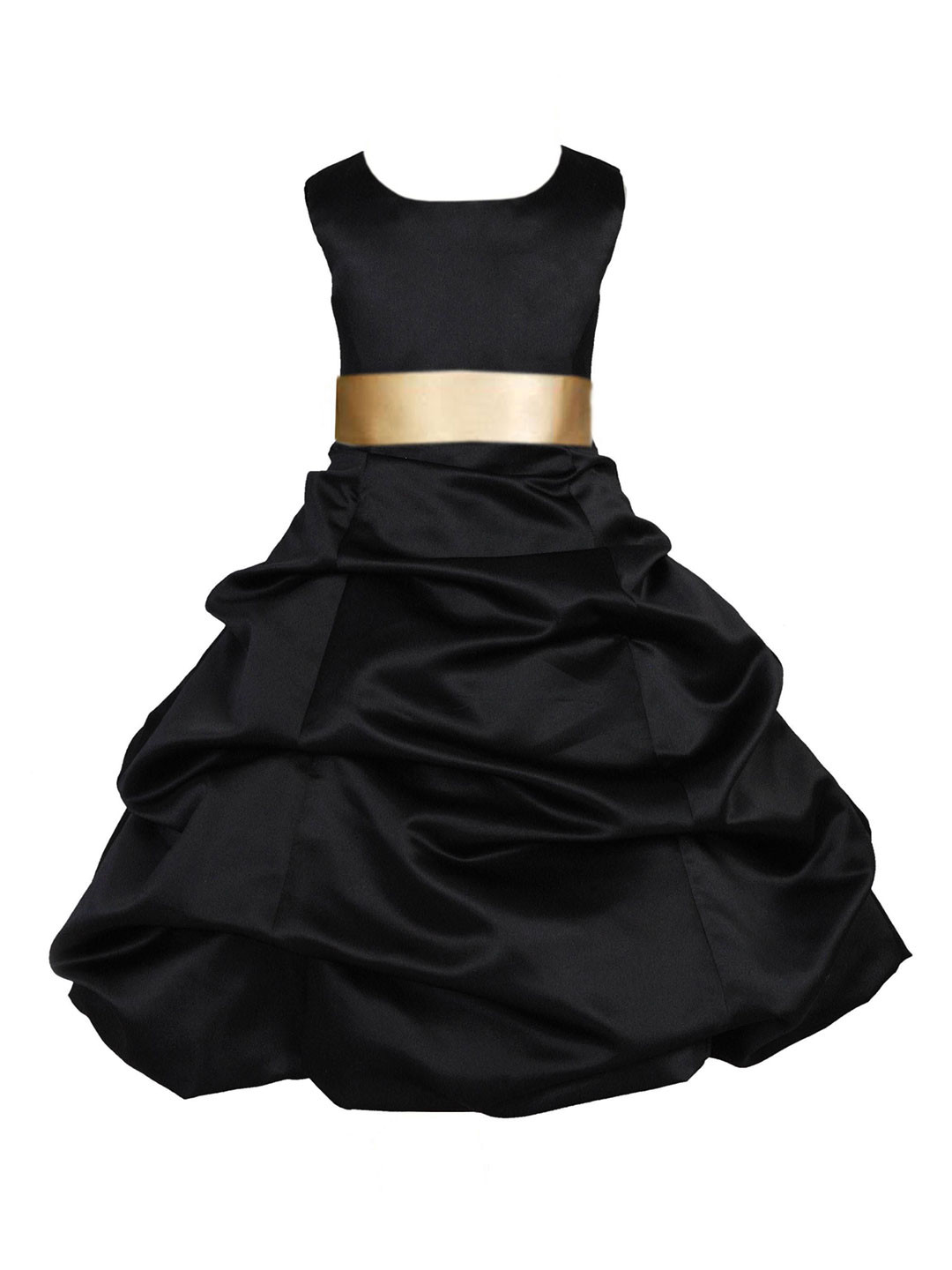 Wow Princess Girls Round Neck Fit and Flare Knee Length Dress
