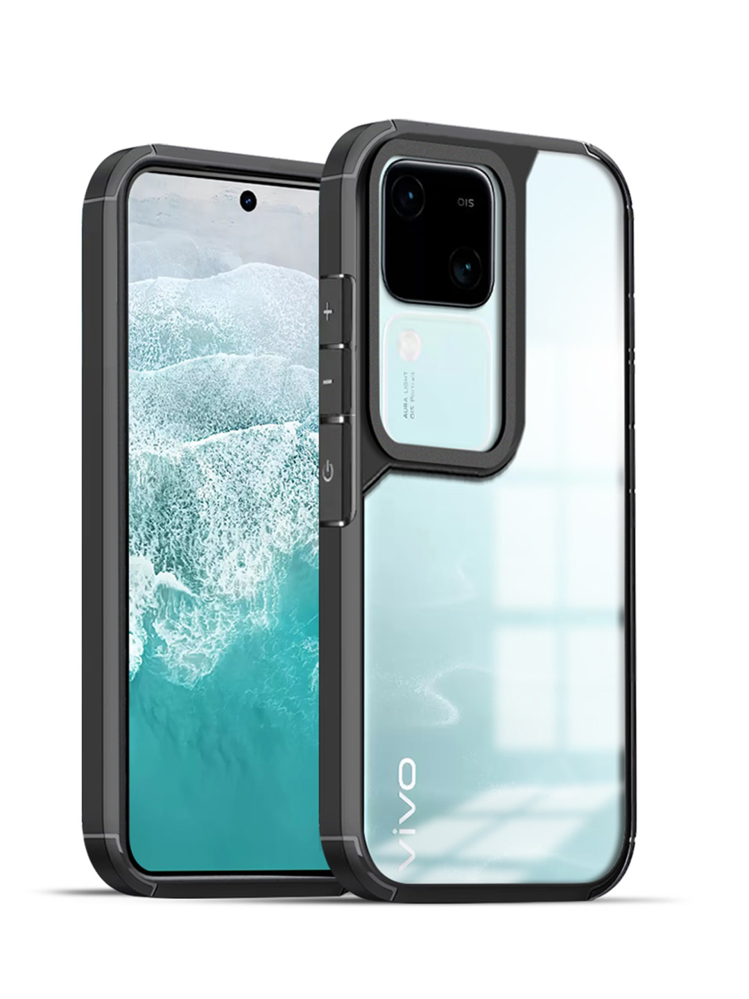 Karwan Solid Vivo V30 5G Shockproof Bumper Back Case