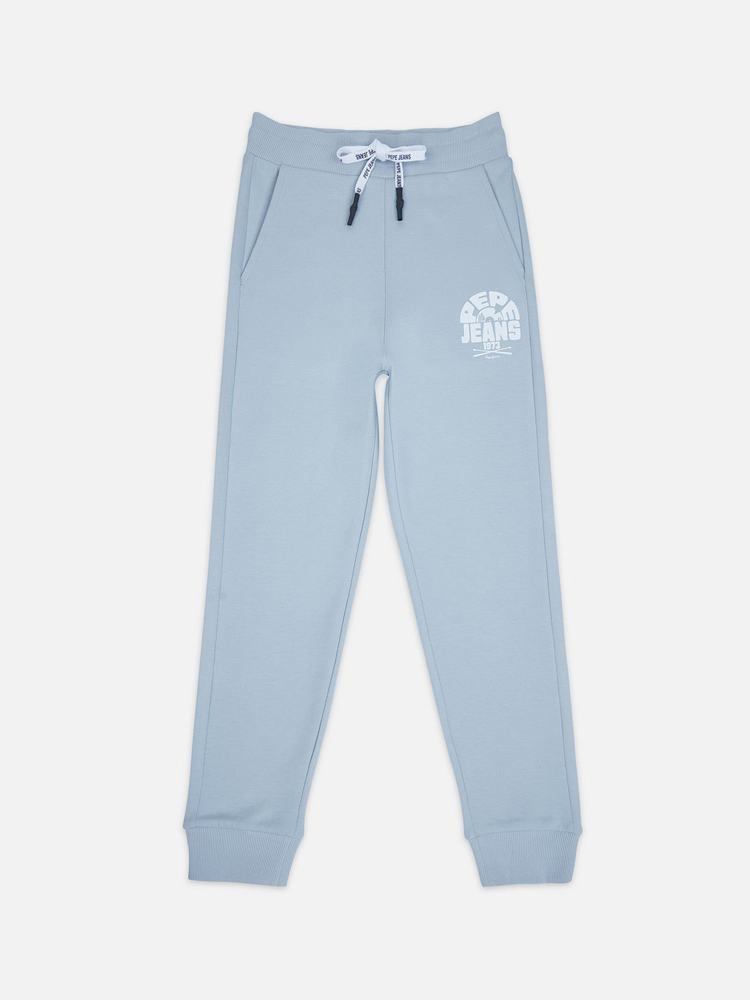 Pepe Jeans Boys Printed Mid Rise Regular Fit Joggers Track Pant