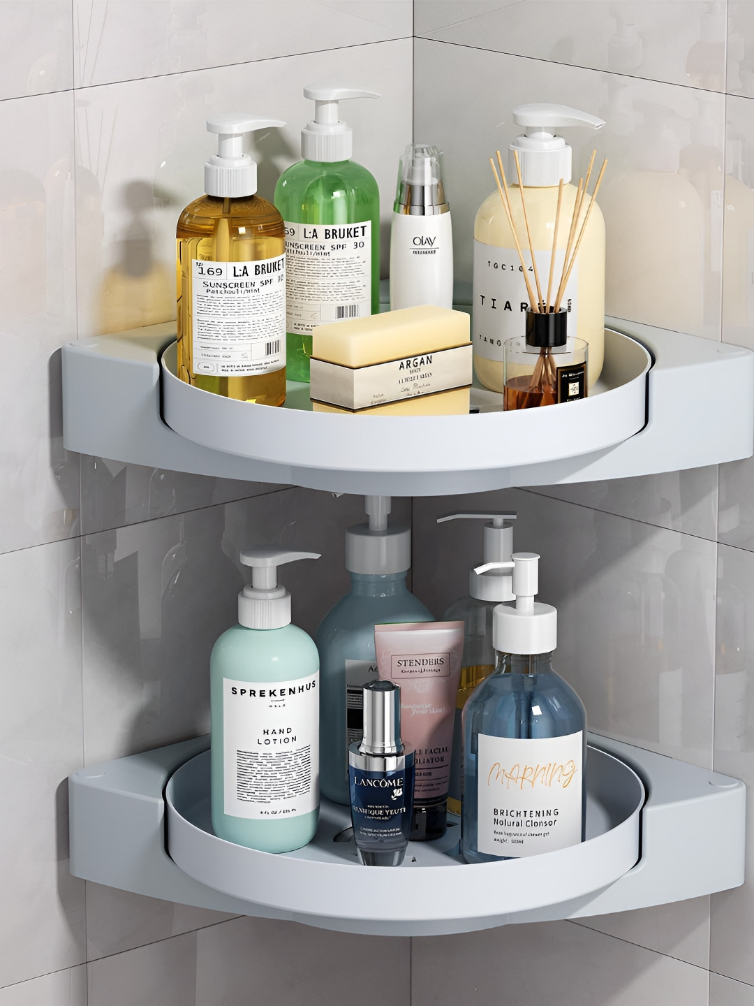 THE ARTMENT Zenrotating Matte White Shower Holder