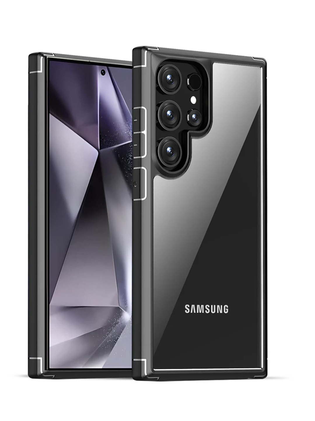 Karwan Solid Samsung Galaxy S22 Ultra Impact Resistant Back Case