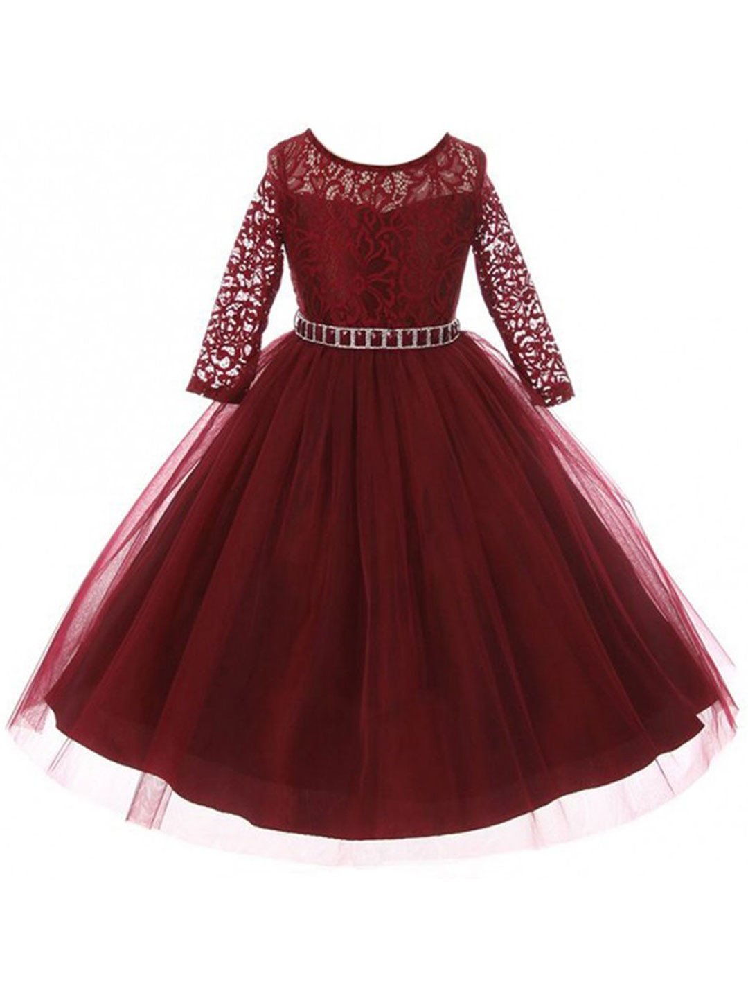 Wow Princess Girls Net Gown Maxi Dress