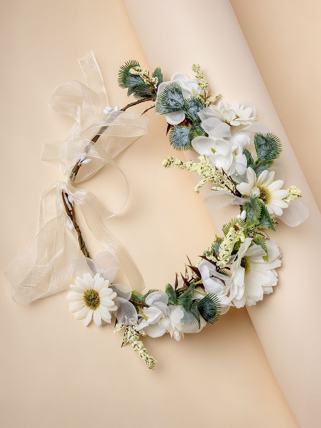 Radhu & Kabby Women Western Tiara Floral Design Hairband