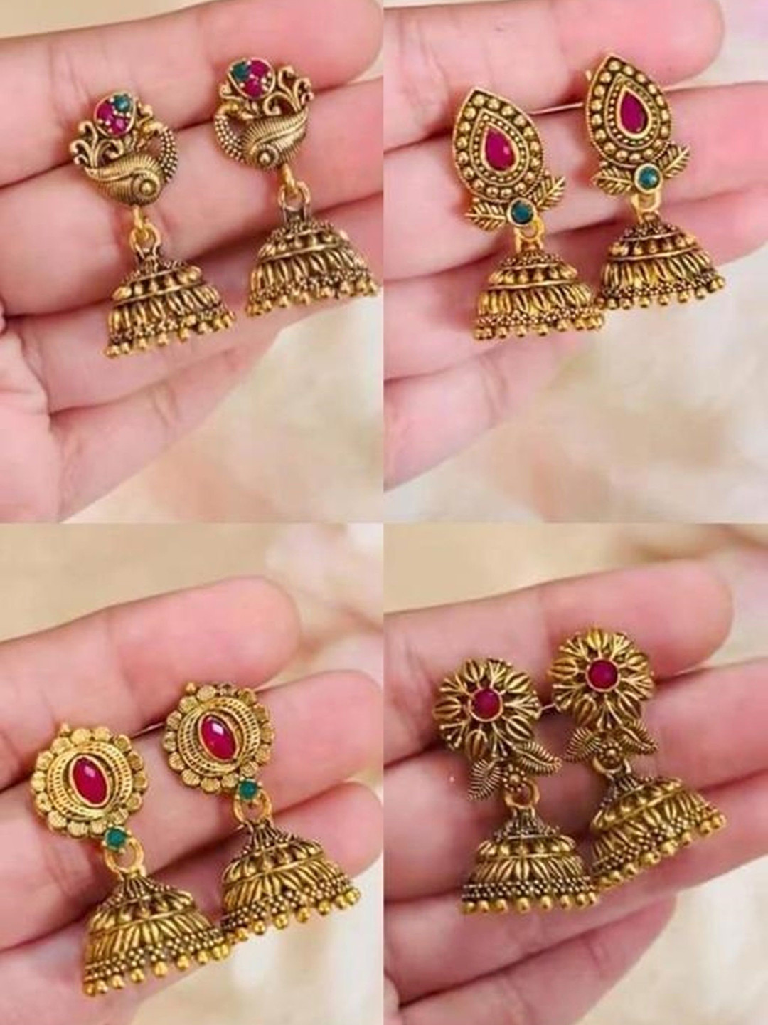 TANLOOMS Classic Jhumkas Earrings