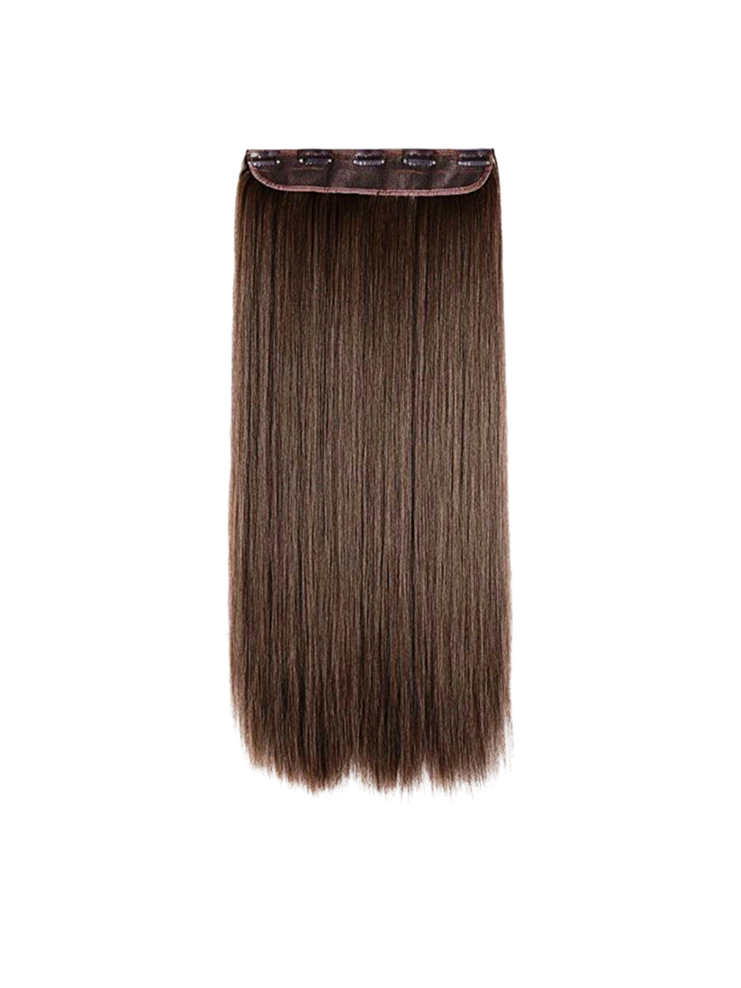 vister Clip-In Straight Hair Extension - Brown - 24 Inch