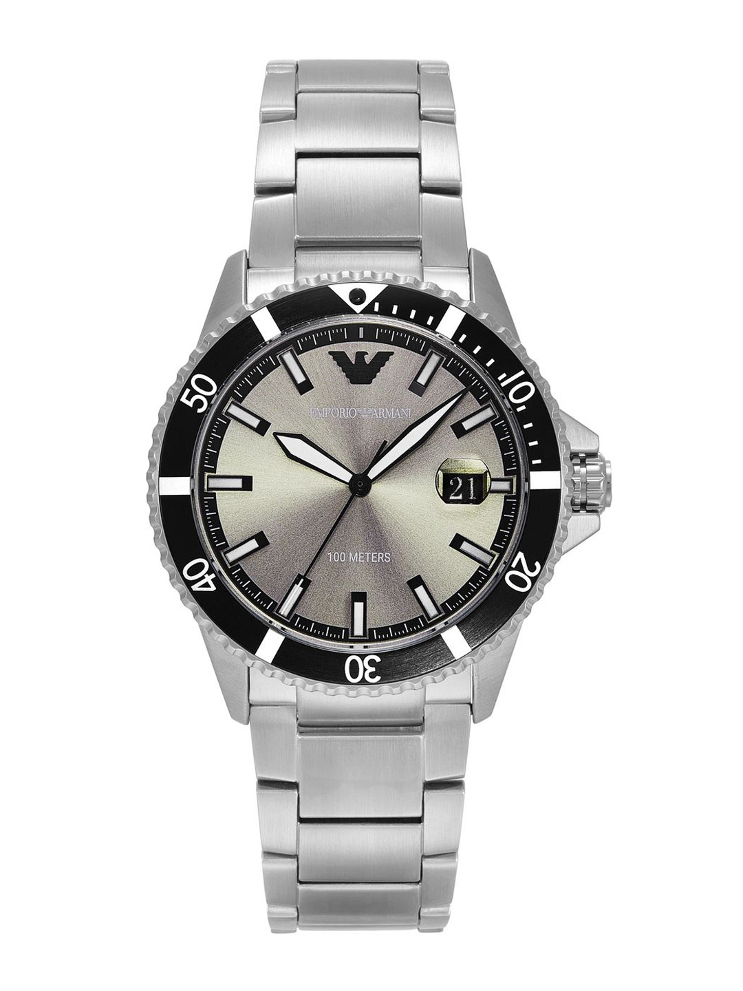 Emporio Armani Men Dial & Stainless Steel Straps Analogue Watch AR11683