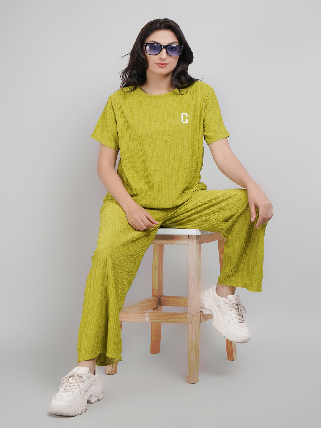 Lugo Striped T-shirt & Palazzos