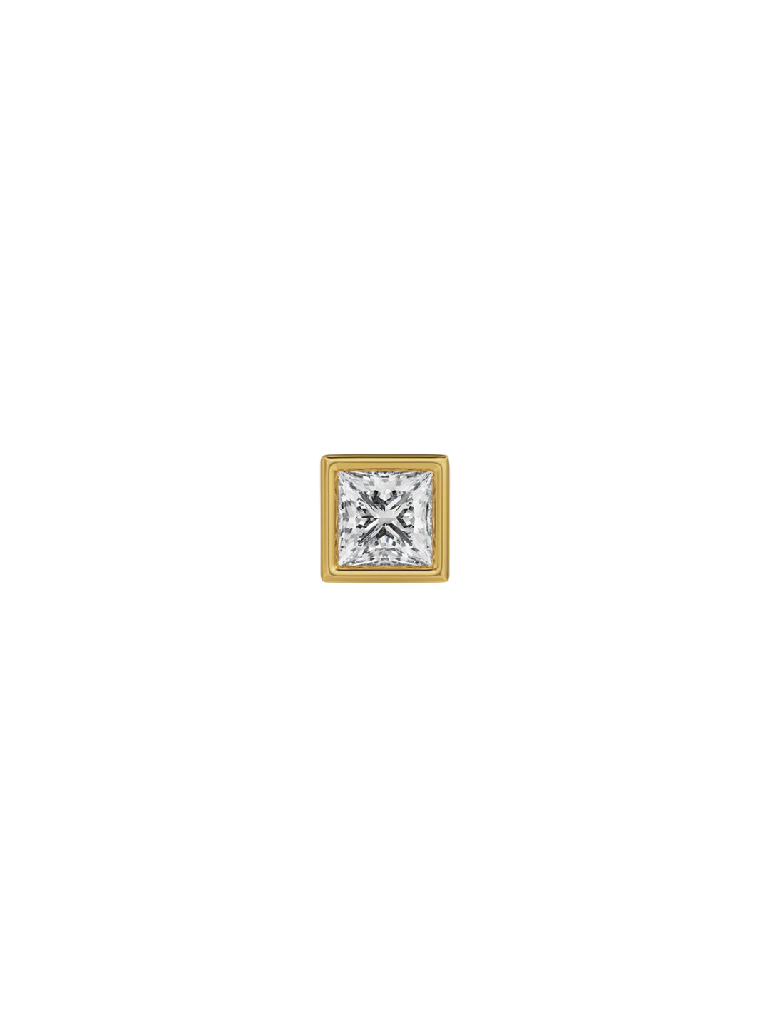 Emori 0.5 CT Solitaire Men's Lab Diamond in 14KT Gold Stud