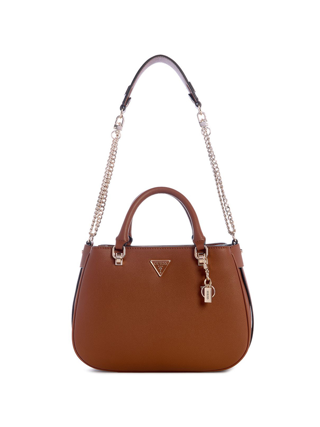 GUESS PU Bucket Shoulder Bag with Tasselled