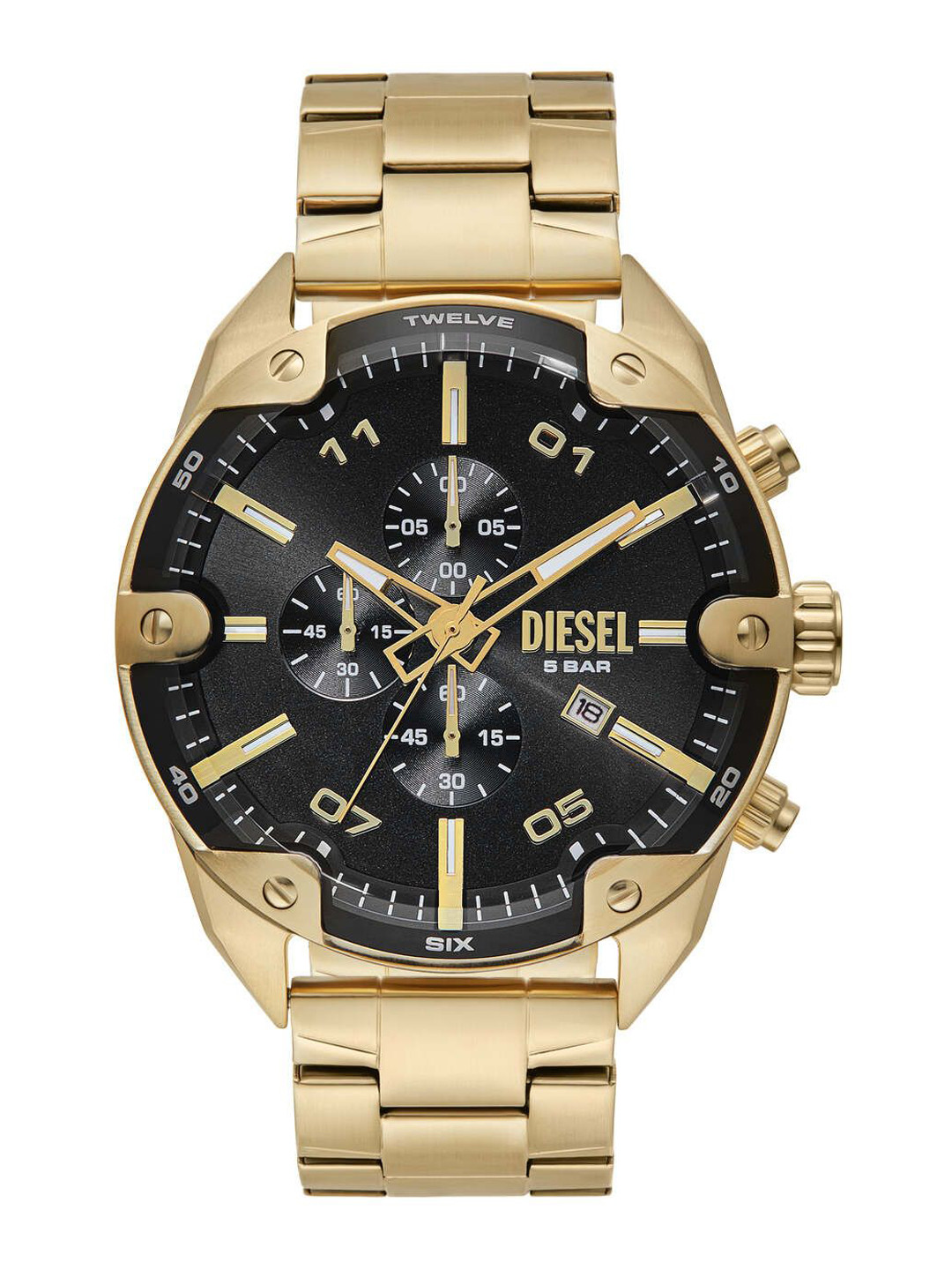 DIESEL Men Dial & Stainless Steel Straps Analogue Watch DZ4678
