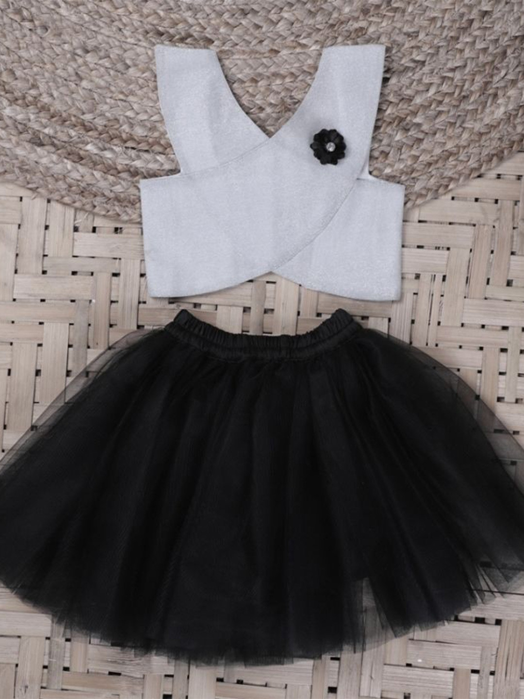 Anneca Girls Top with Skirt