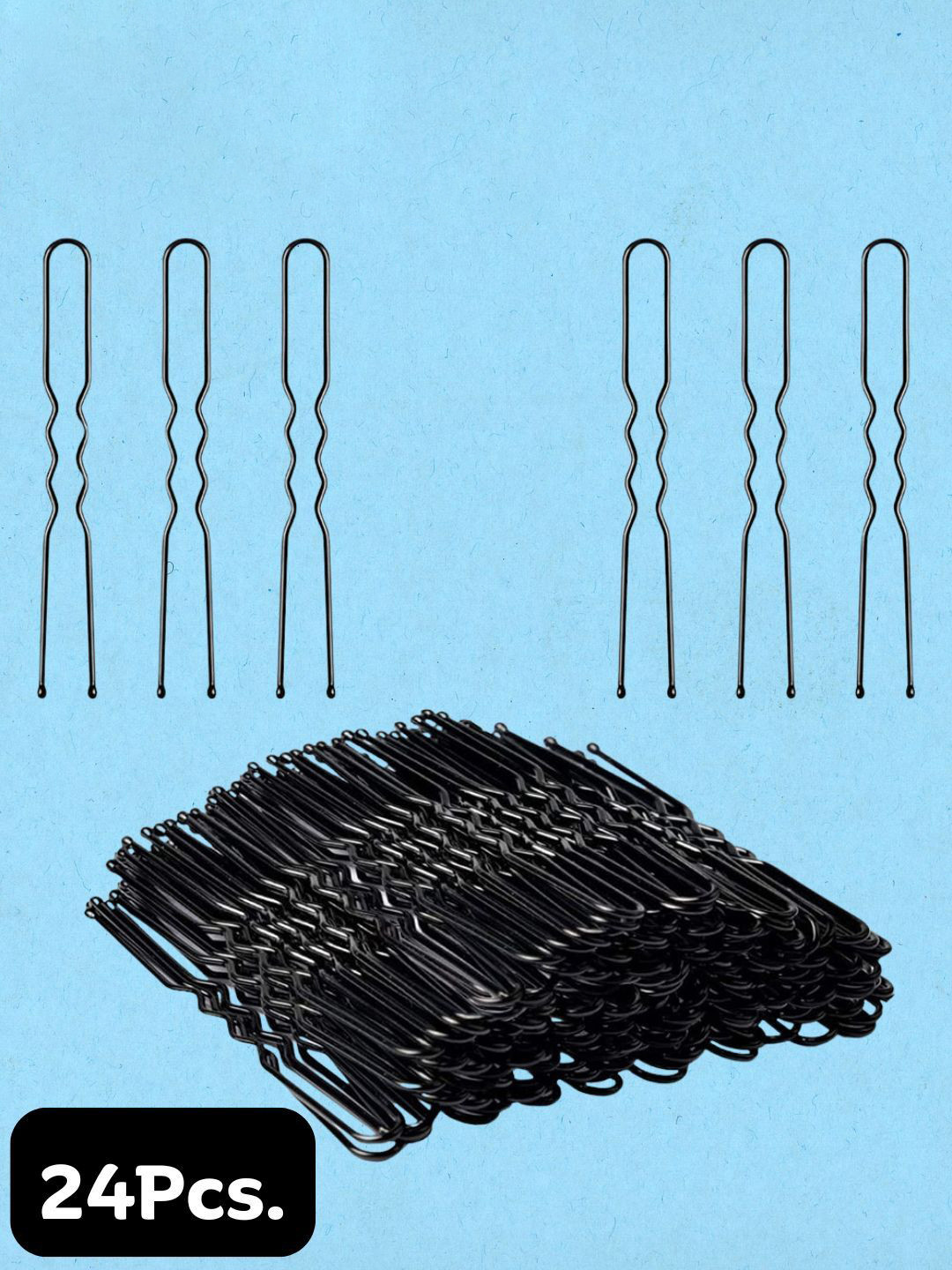 basicare Women Set of 24 U Pins