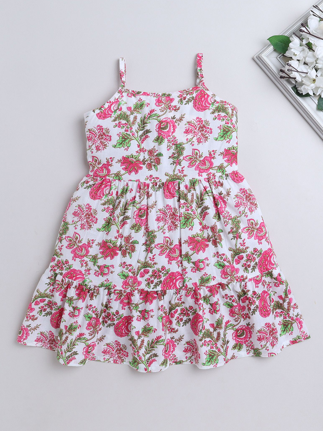 The Magic Wand Floral Print Fit & Flare Midi Dress