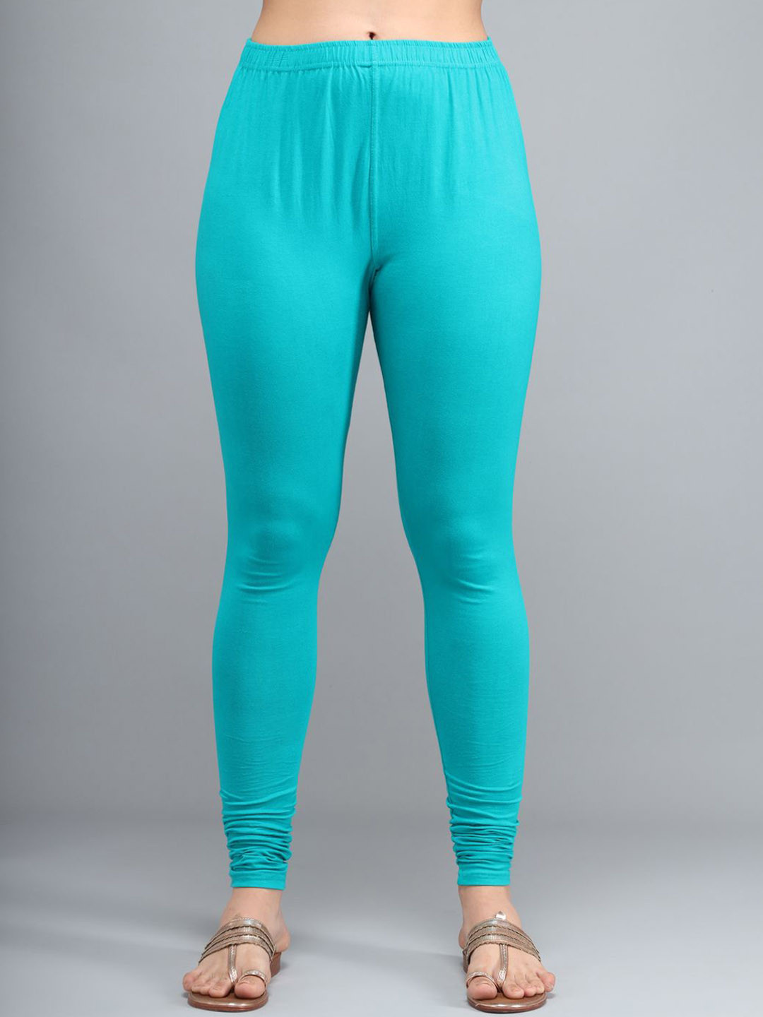 Thread Plus Women Churidar Super Stretchable Solid Cotton Leggings