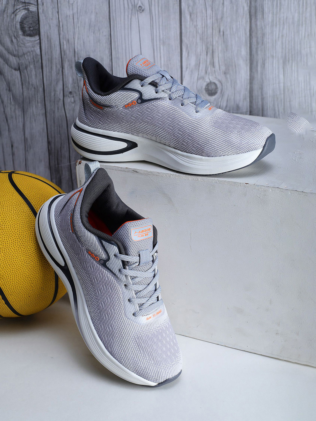 ABROS Men DOM Mesh Air Running Lace-Up Sports Shoes