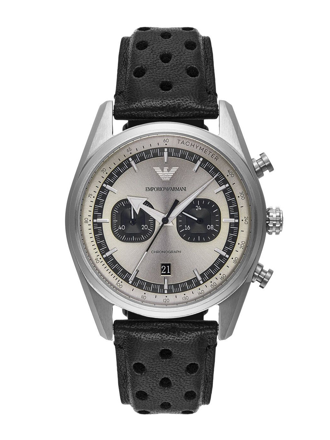 Emporio Armani Men Dial & Leather Straps Analogue Watch AR11677
