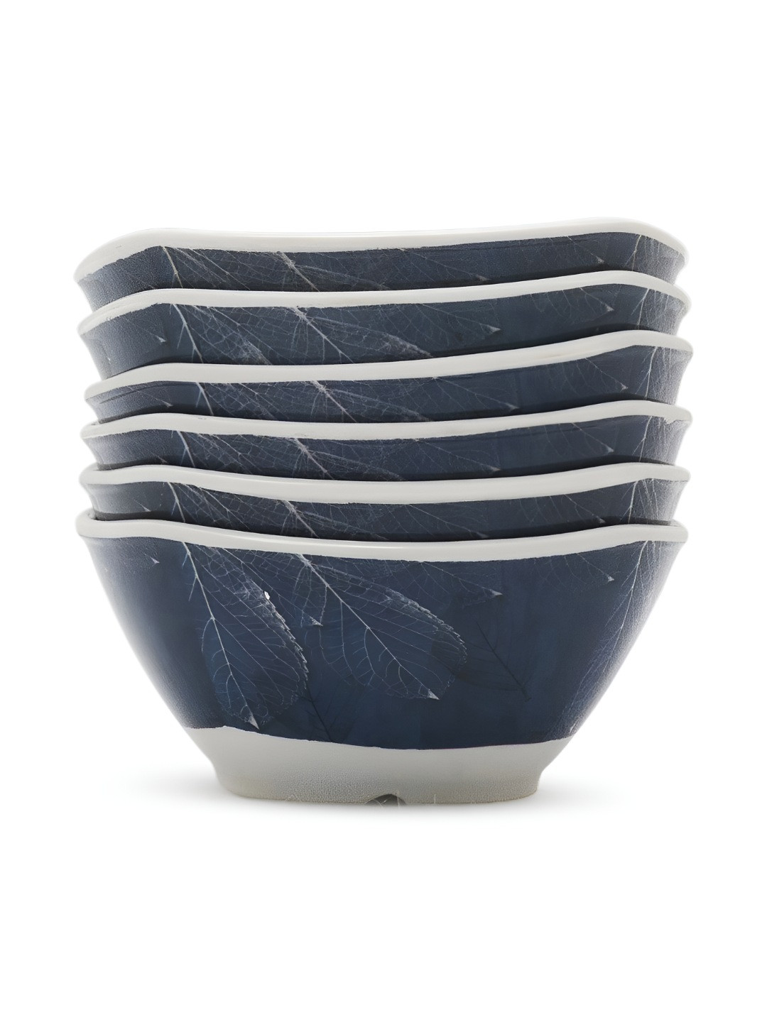 Bataniya Blue 2025 6 Pieces Melamine Dishwasher Safe Serving Bowl