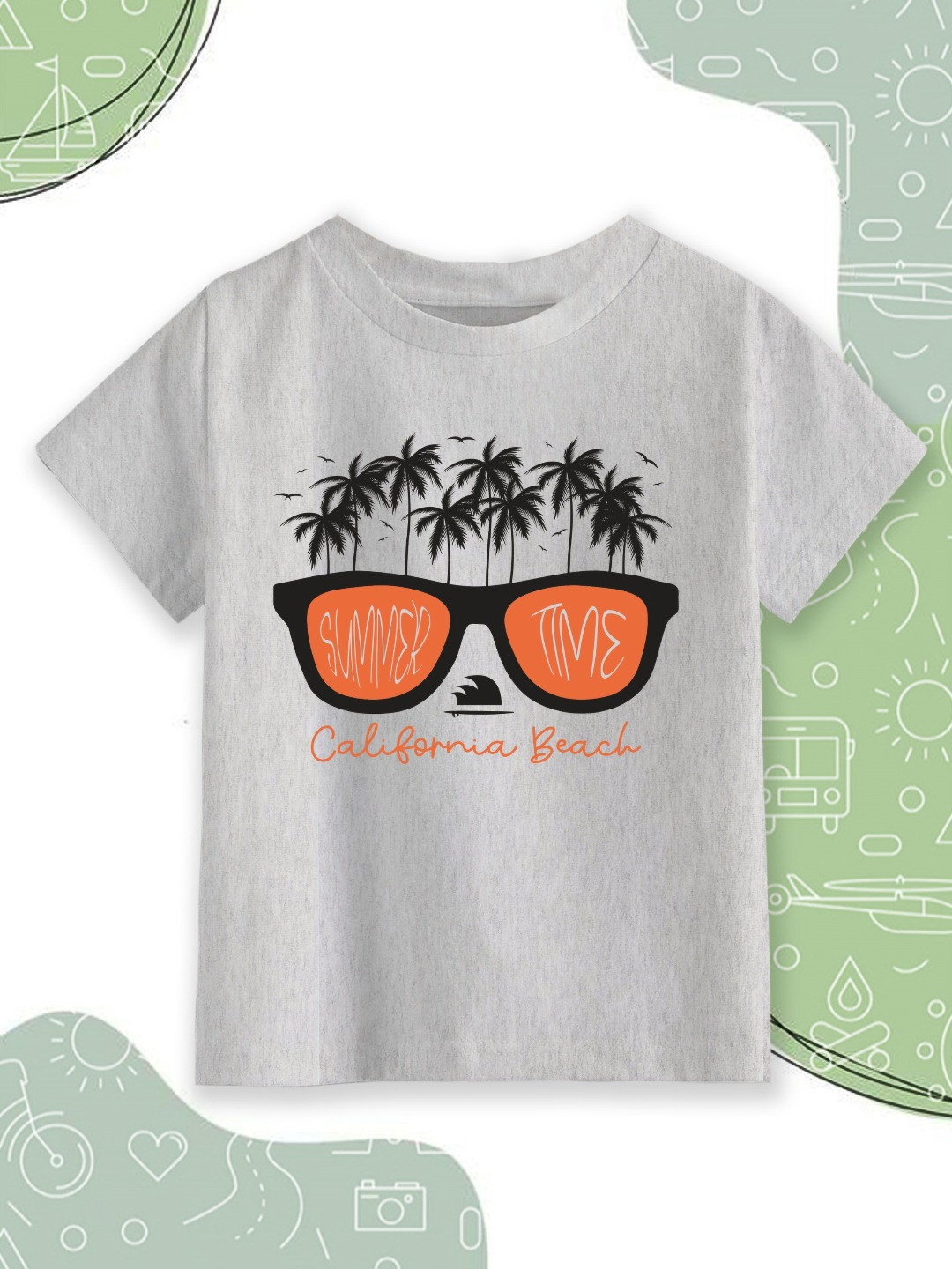 Provogue Boys Graphic Printed Round Neck Cotton T-shirt