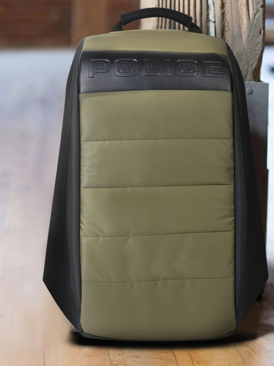 Police Unisex Colourblocked Backpack