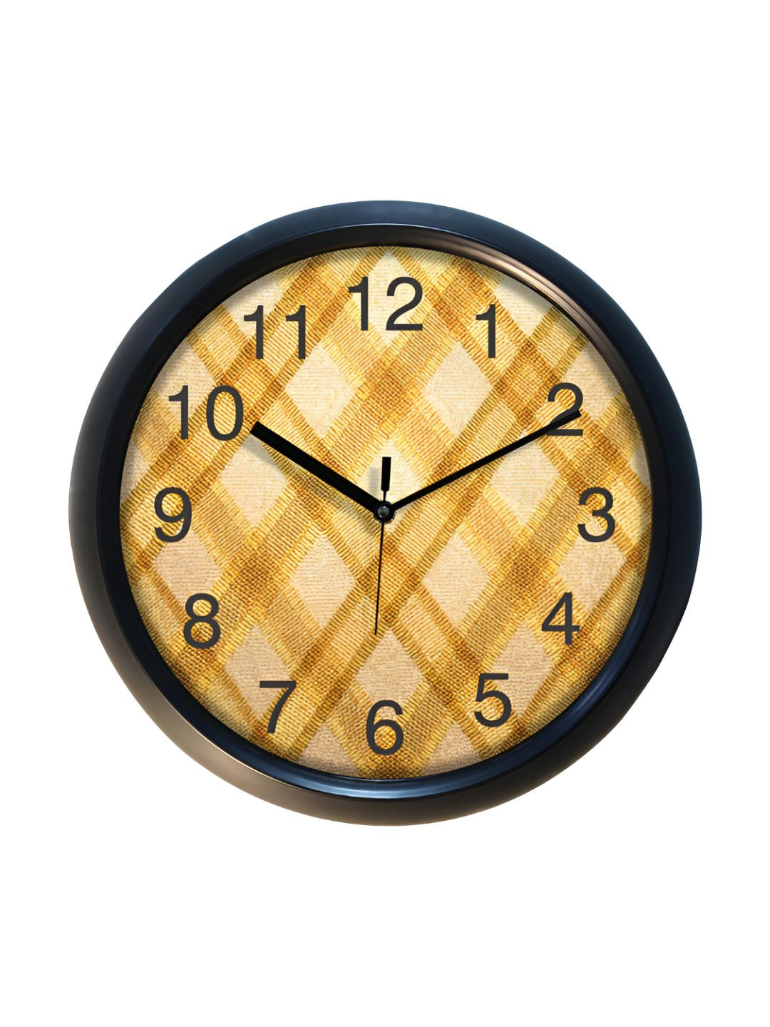 Aura Brown Contemporary Wall Clock