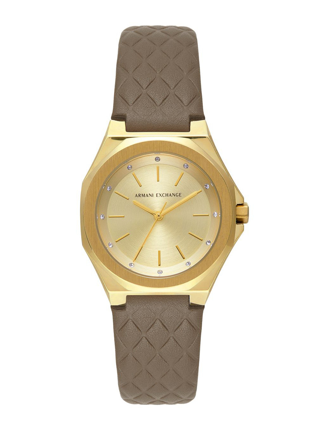 Armani Exchange Women Dial & Leather Straps Analogue Watch AX4617