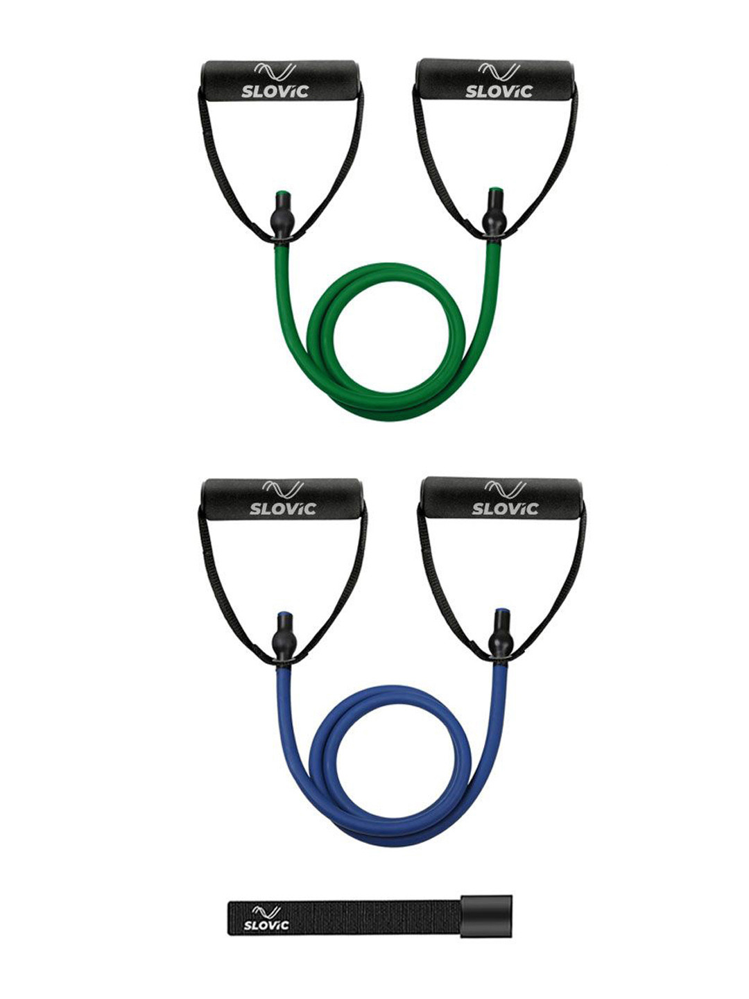 SLOVIC Set of 2 Gym Exercise & Stretching Resistance Tube