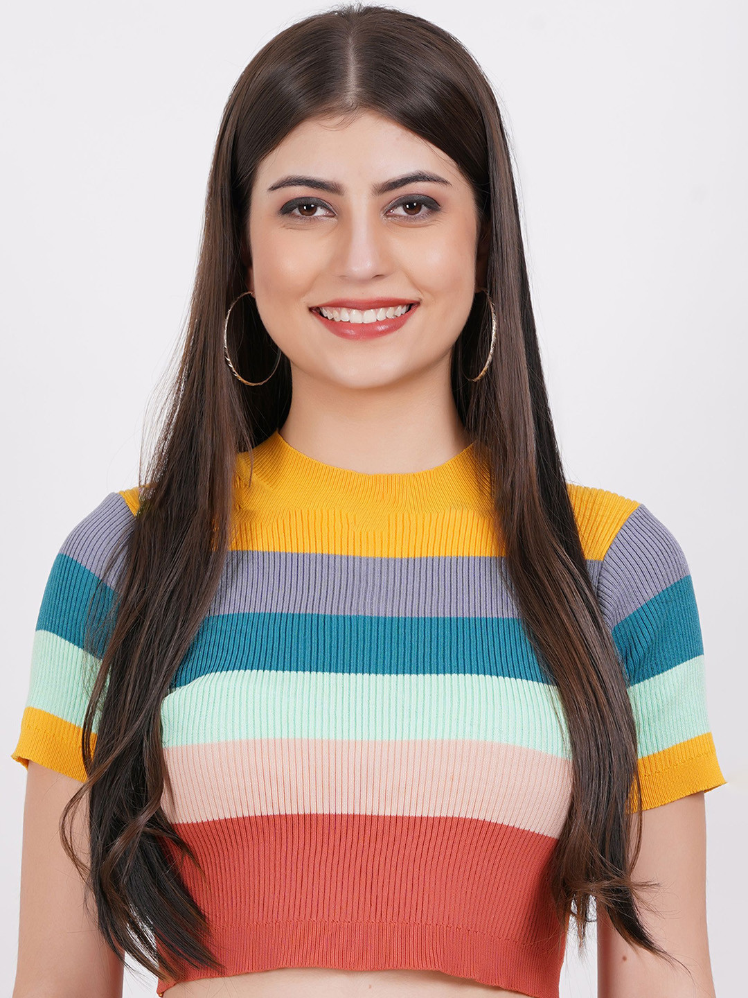 vister Full Head Straight Hair Extension - Brown - 28 Inch