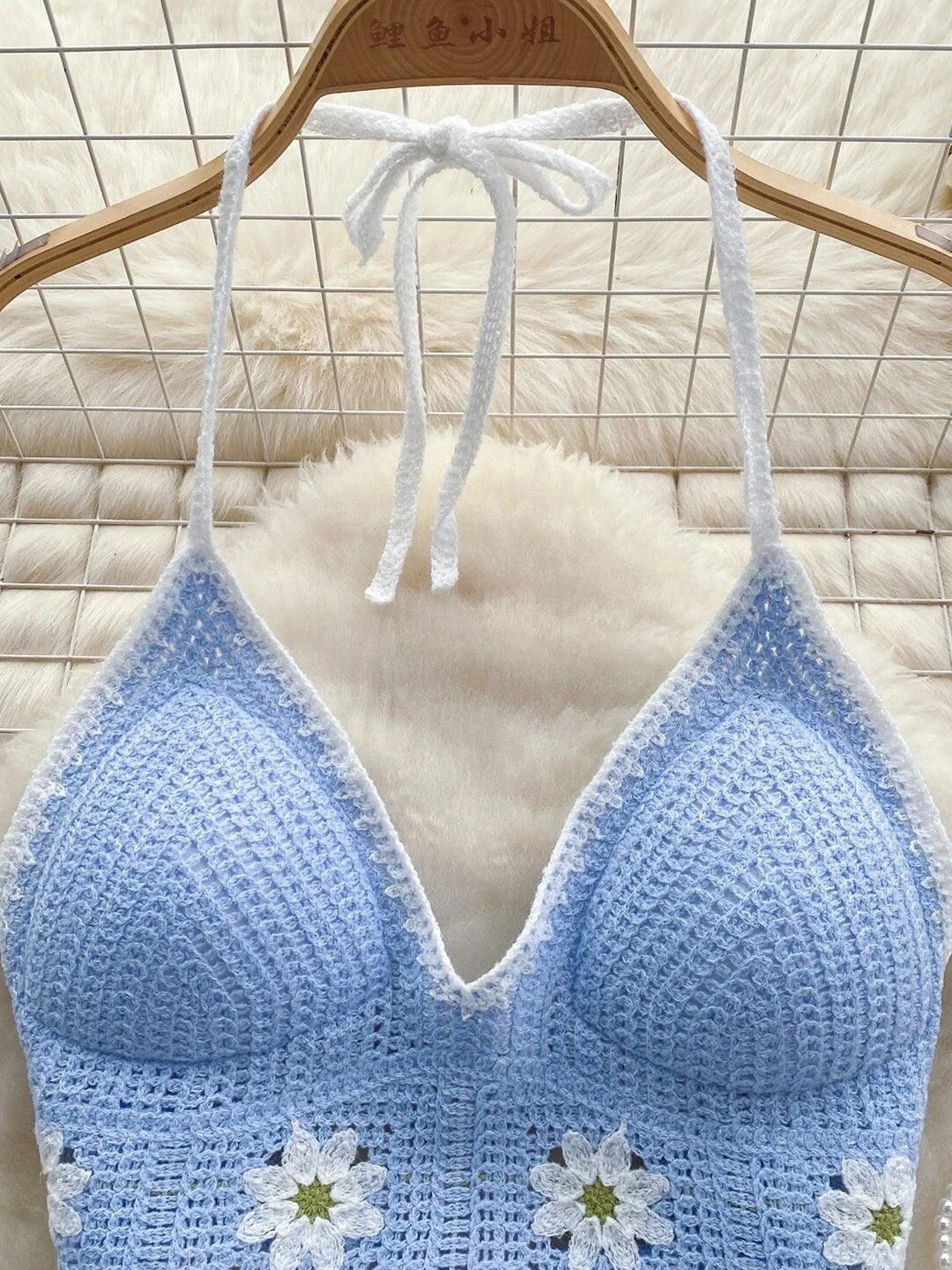 Miss Mosa By Akanksha  Women Blue Prerto Summer Tops With Inbuilt Bra