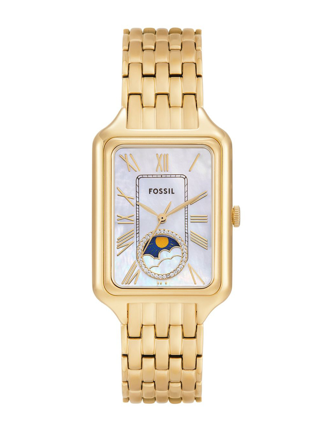 Fossil Women Dial & Stainless Steel Straps Analogue Watch ES5398