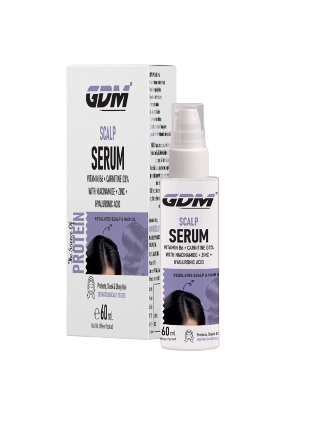 GDM Nutraceuticals LLP Scalp Serum With Vitamin B6 & Niacinamide - 60 ml