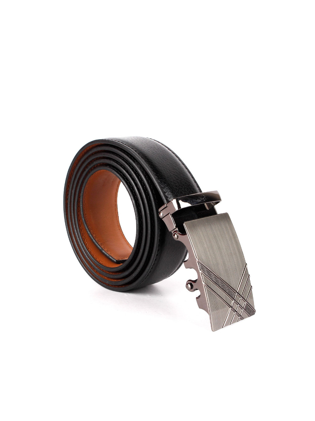 CIMONI Men's Black Formal Autolock Belt