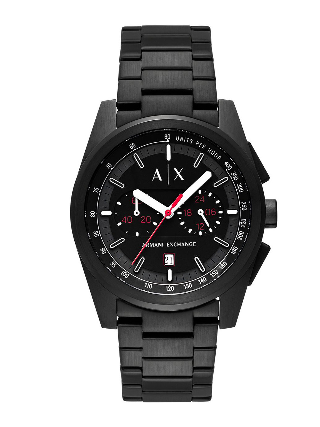 Armani Exchange Men Printed Dial & Stainless Steel Straps Analogue Watch AX2864