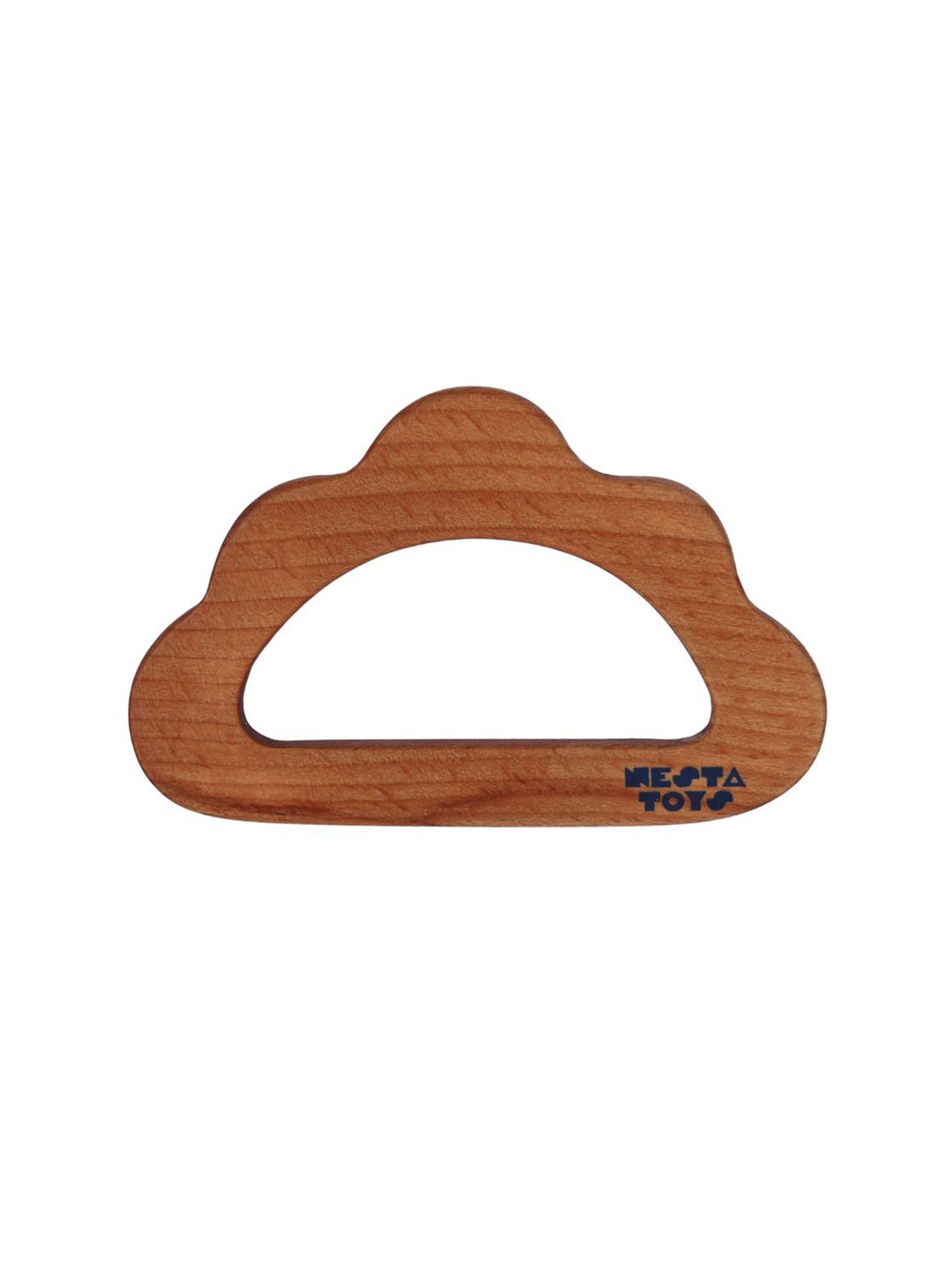 NESTA TOYS Kids Beech Wooden Cloud Teether Baby Shower Toy