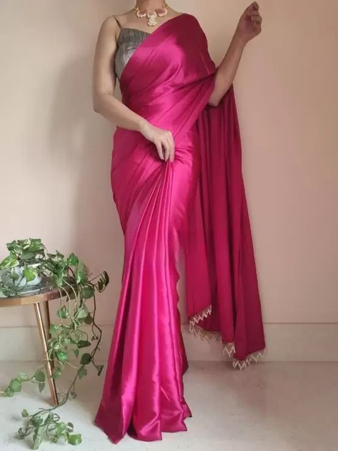 Florence Satin Saree