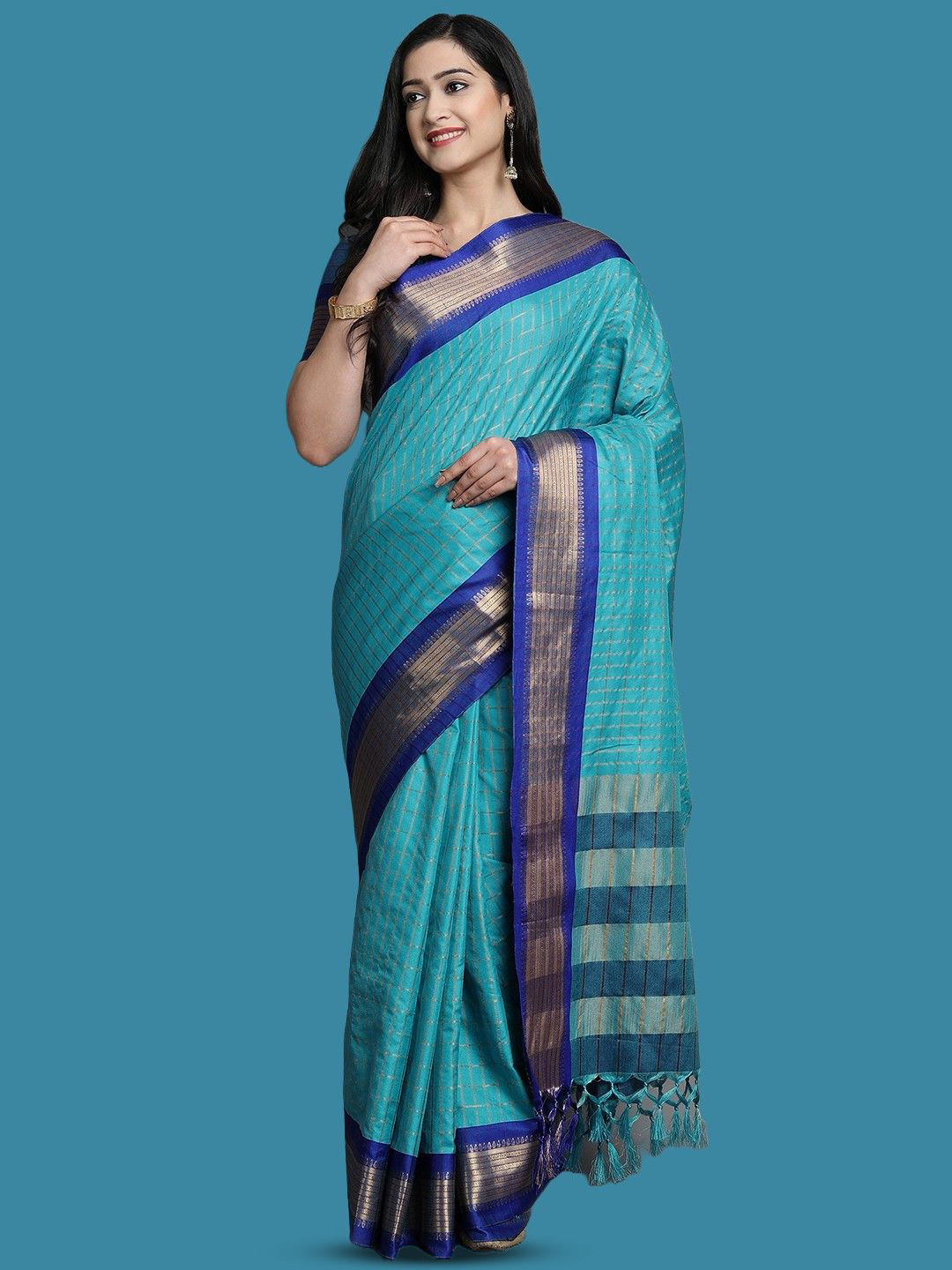 yourwish Woven Design Zari Garad Saree