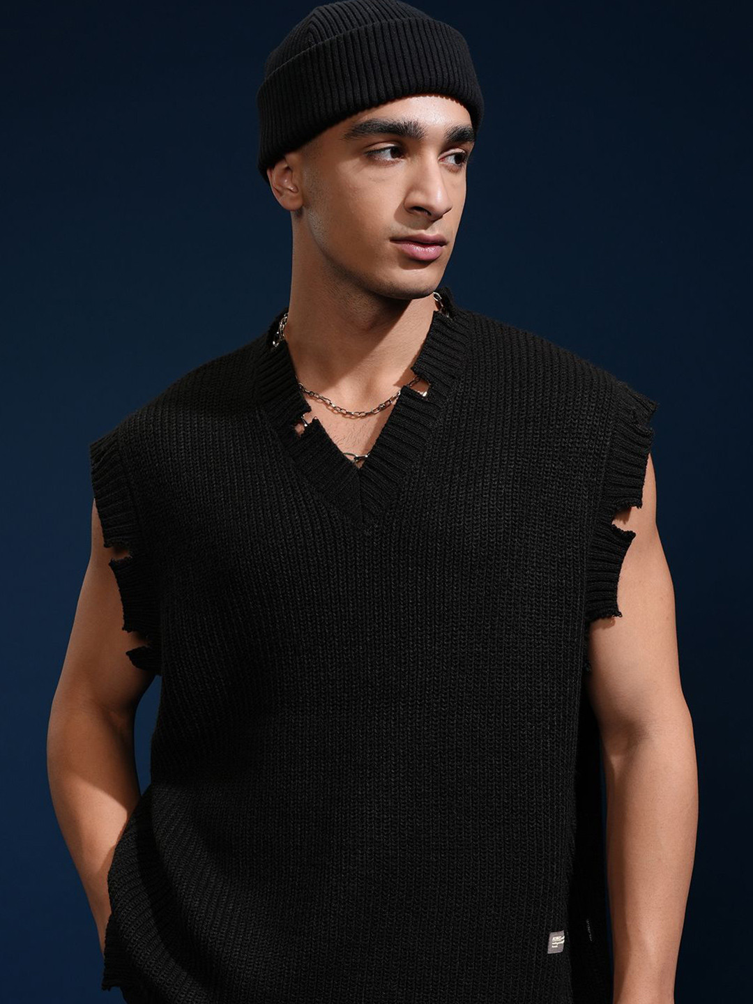 HIGHLANDER Men Sleeveless V-Neck Sweater Vest