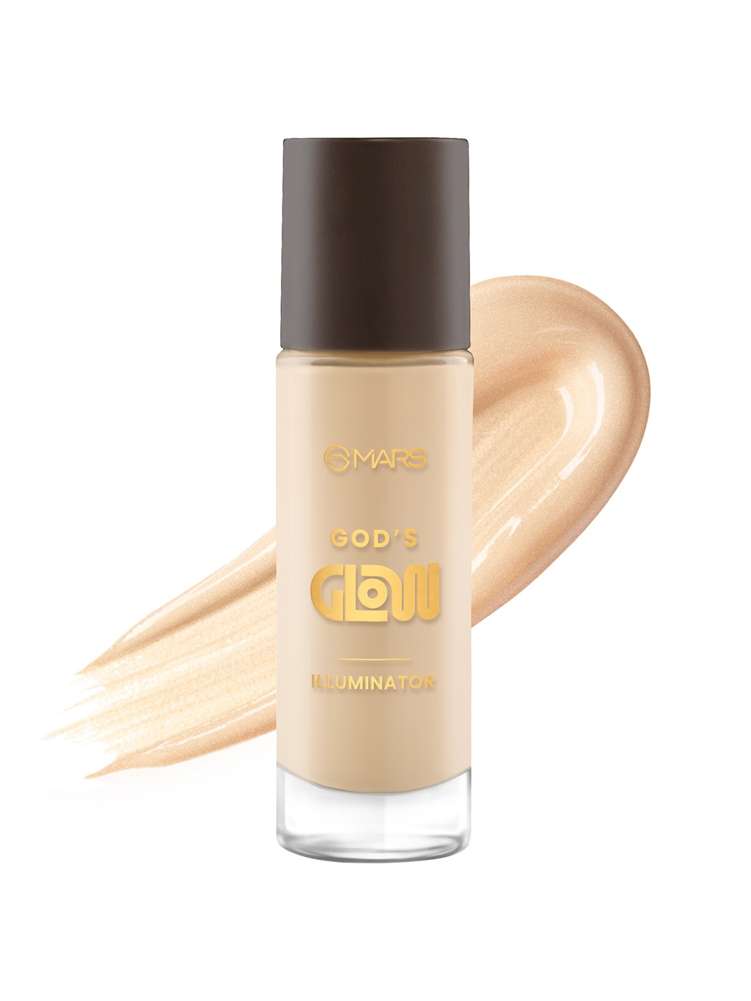 MARS Gods Glow Illuminator with Hyaluronic Acid & Niacinamide 30ml - Natural 02