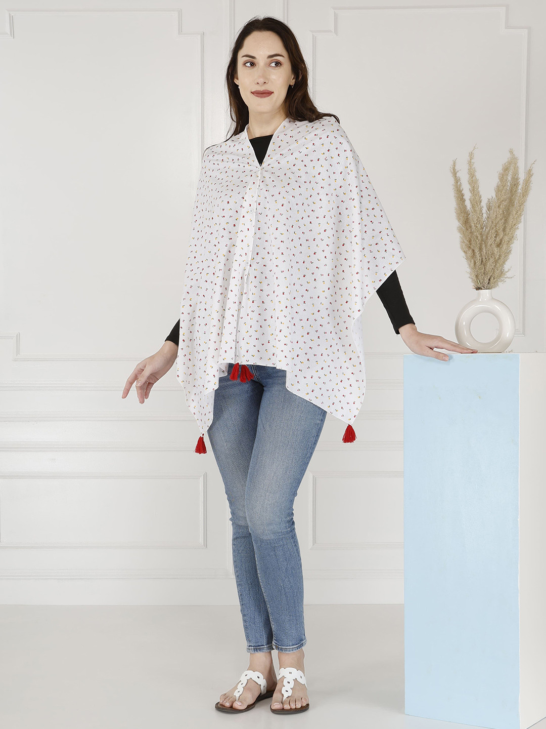 SWITCHON Women Cotton Printed Stole