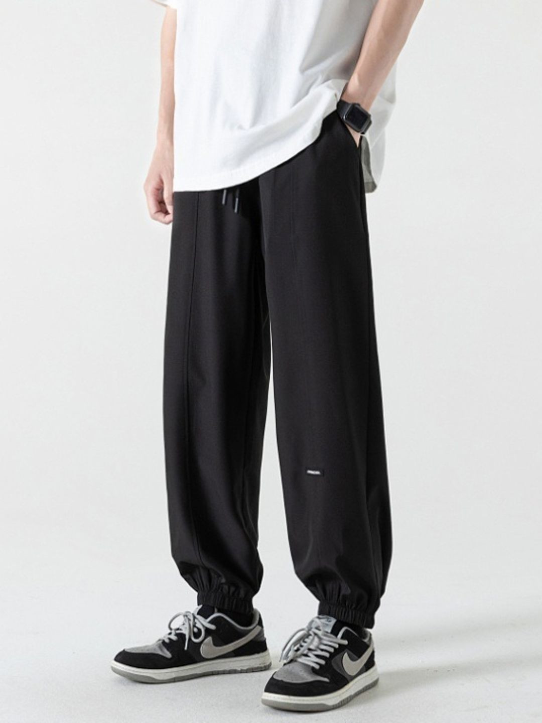 StyleCast Men Cotton Relaxed Fit Relaxed Joggers Trousers
