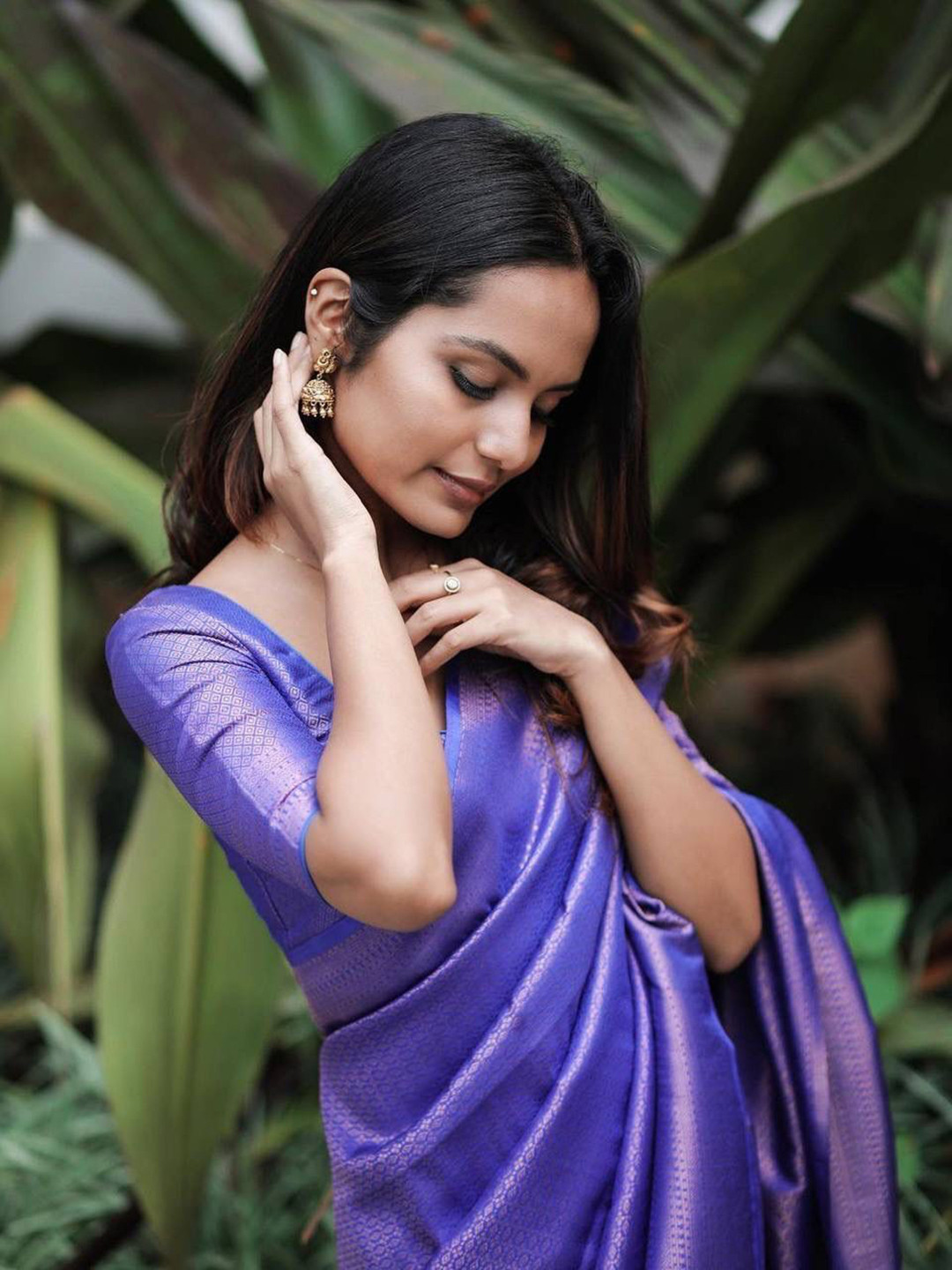 Upalksh Woven Design Kanjeevaram Zari Saree