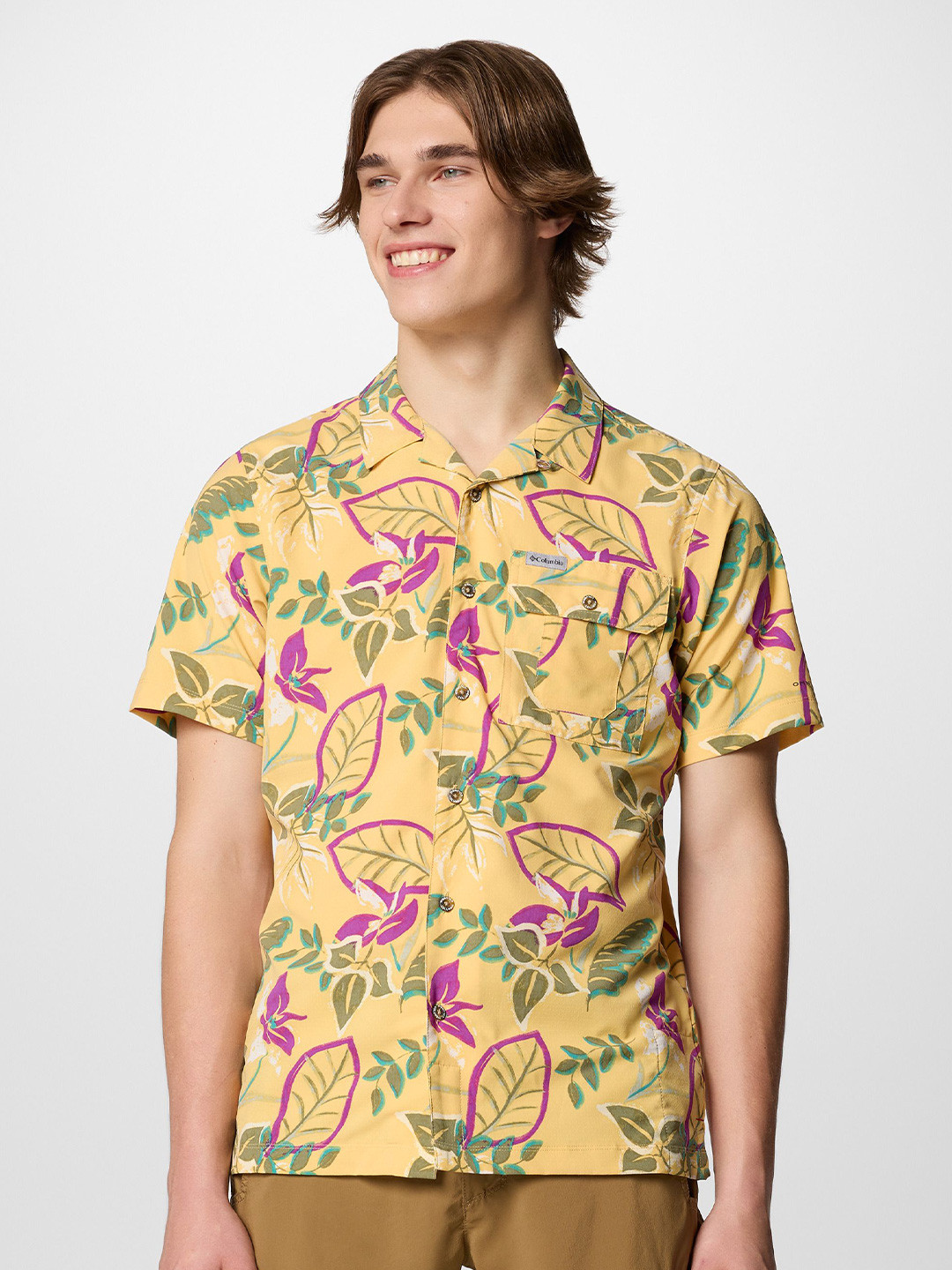 Columbia Men Tech Trail Utility UPF50 Shirt