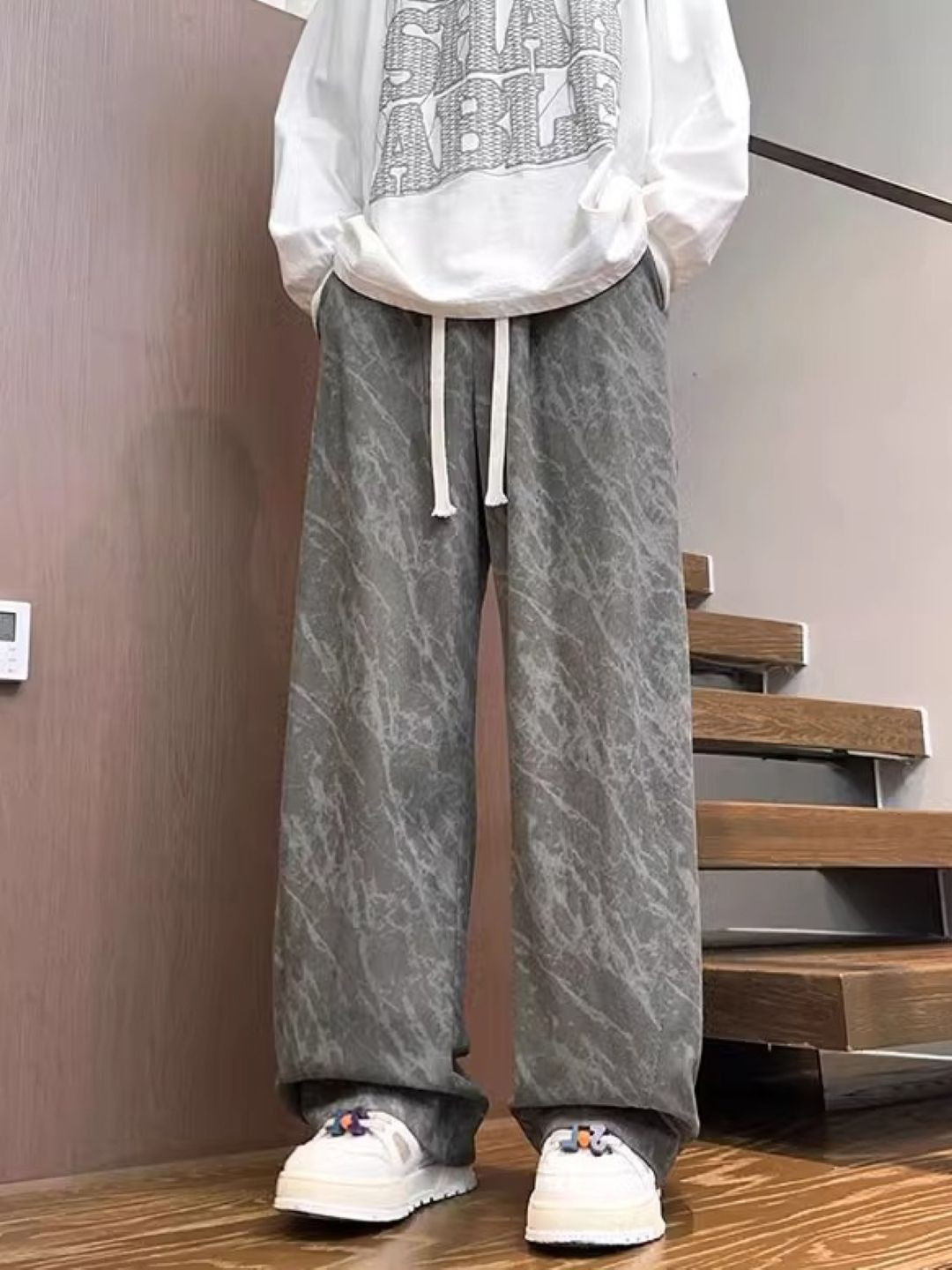 StyleCast Men Printed Relaxed Trousers
