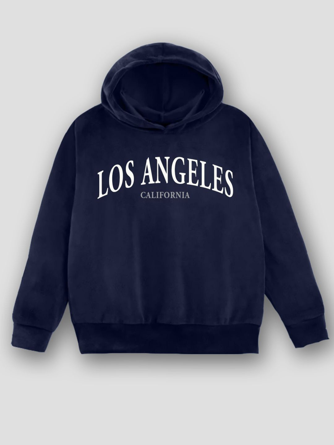 Nap Chief Kids Los Angeles Navy Velvet Hoodie Sweatshirt
