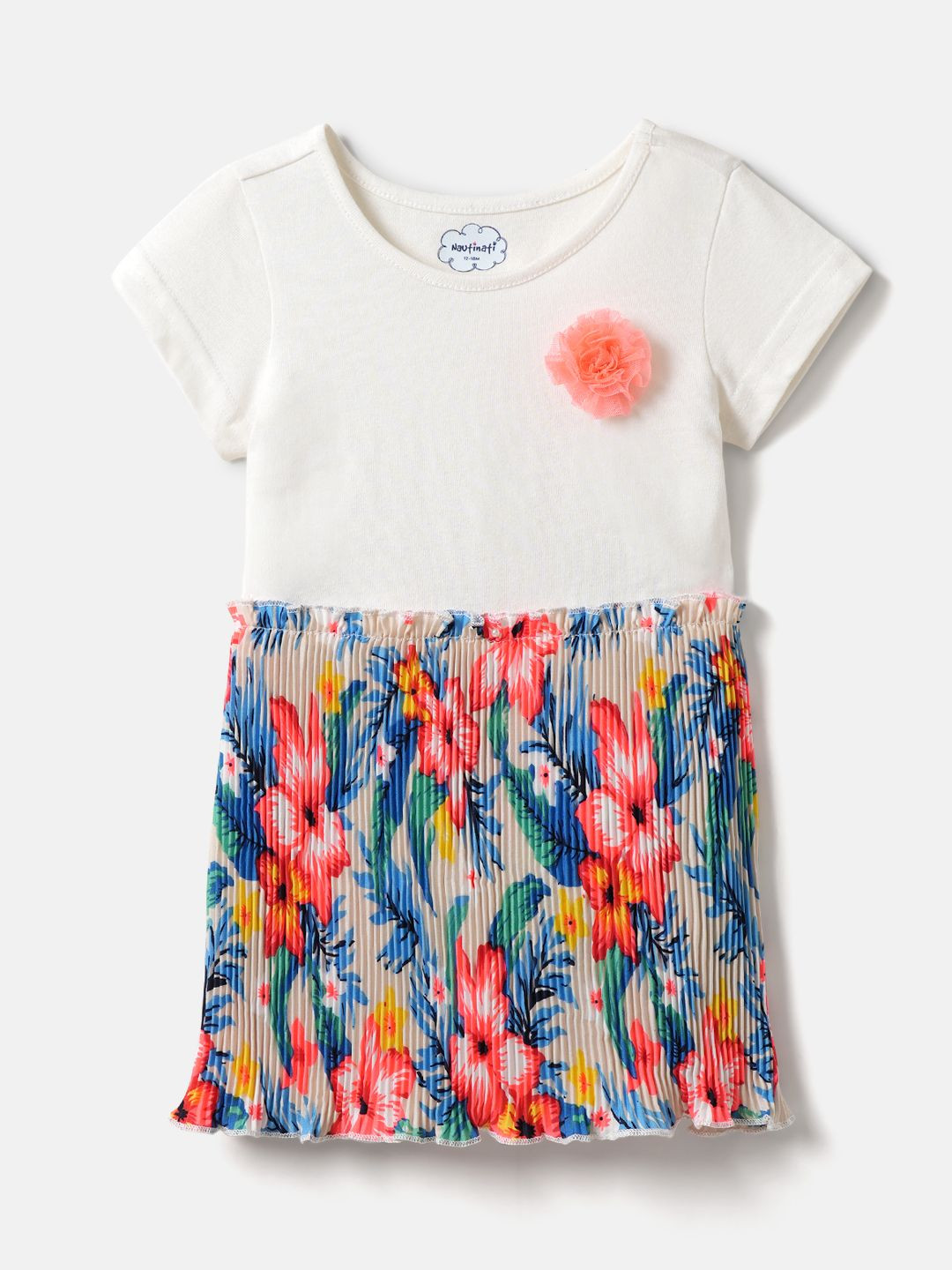 Nauti Nati  Girls Floral Printed Frock