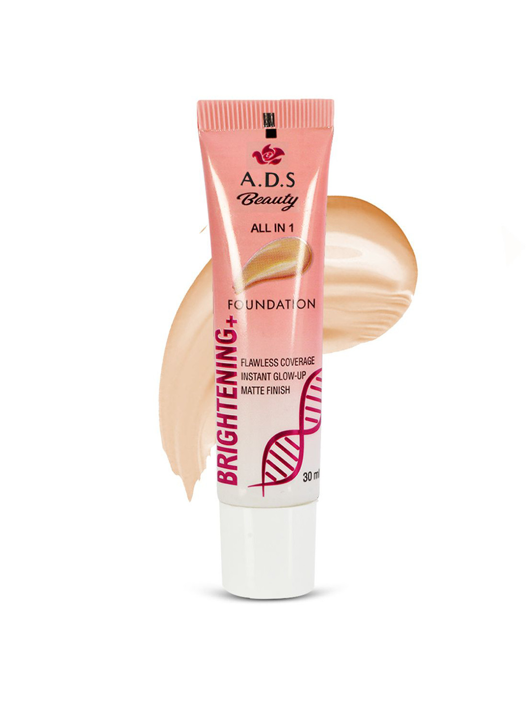 A.D.S Brightening Flawless Coverage Foundation-30g-Shade-01